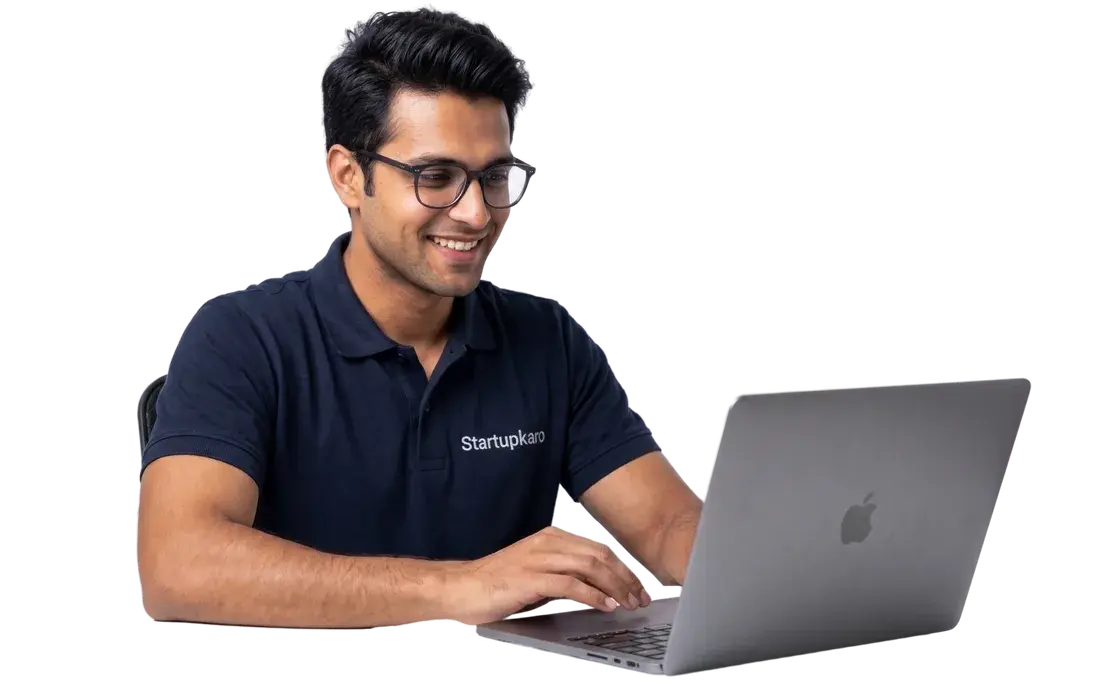StartupKaro founder at work